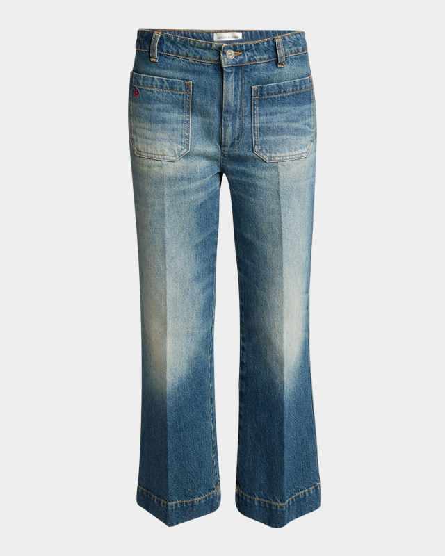 Alina Kickflare Crop Jeans